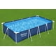 thumbnail image 3 of Alberca con Estructura Rectangular Bestway 4.00x2.11x.81cm Azul 1mod, 3 of 3