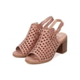 thumbnail image 5 of New Women Refresh Kristy-03 Faux Suede Perforated Slingback Chunky Heel Mule, 5 of 5
