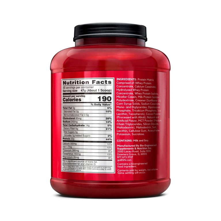 BSN SYNTHA-6 Whey Protein Powder with Micellar Casein, Milk