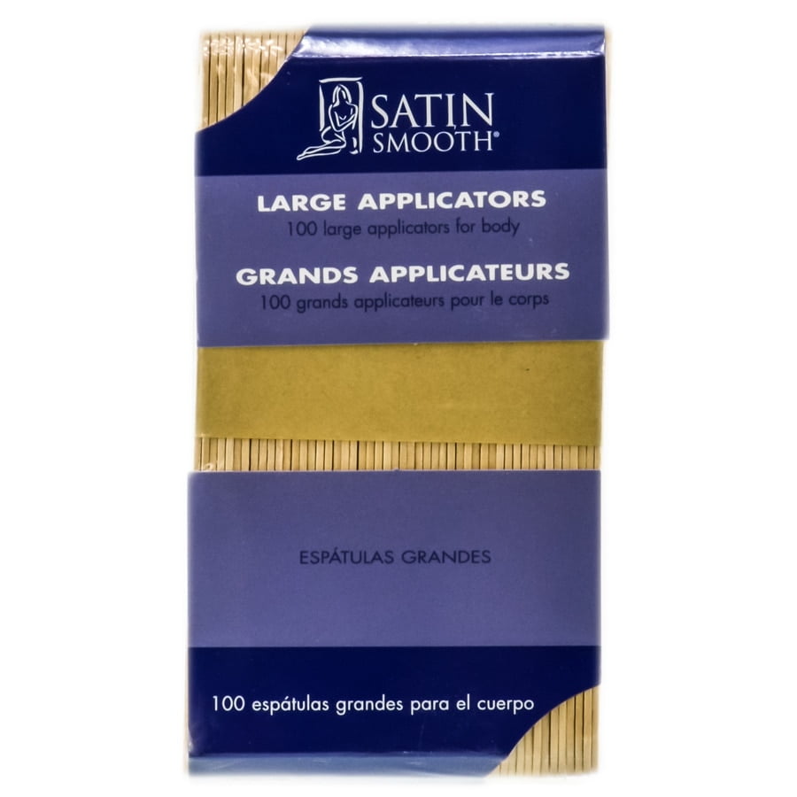 Satin Smooth Large Applicators For Body ( 100 Applicators)