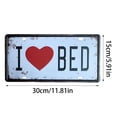 thumbnail image 2 of zhangmingg Style Happy Life License Plate Metal Sign for Home Bar Store Wall Art Poster, 2 of 4
