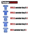 thumbnail image 2 of 10 Pack Cache Faucet Aerator Key Removal Wrench Tool M16.5/18.5/21.5/22.5/24,, 2 of 8