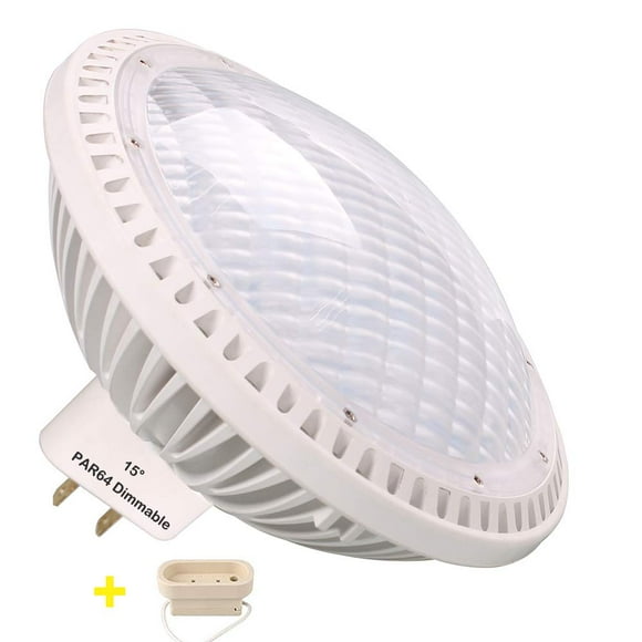 AIPLAMP Par64 LED Bulb Dimmable Soft White Very Narrow 15° Spot Light Bulb with Gx16d Base 40W AC120V 2700K-3000K Warm White, 500Watt Halogen Equivalent,1-Pack