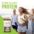thumbnail image 4 of Ripple Plant-Based Protein Powder, Chocolate, 20g Protein, 14.3oz, 4 of 6