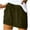 Army Green, variant on DealovyPlus Size Shorts for Women Casual Summer High Waisted Lace-Up Wide Leg Beach Shorts with Pockets