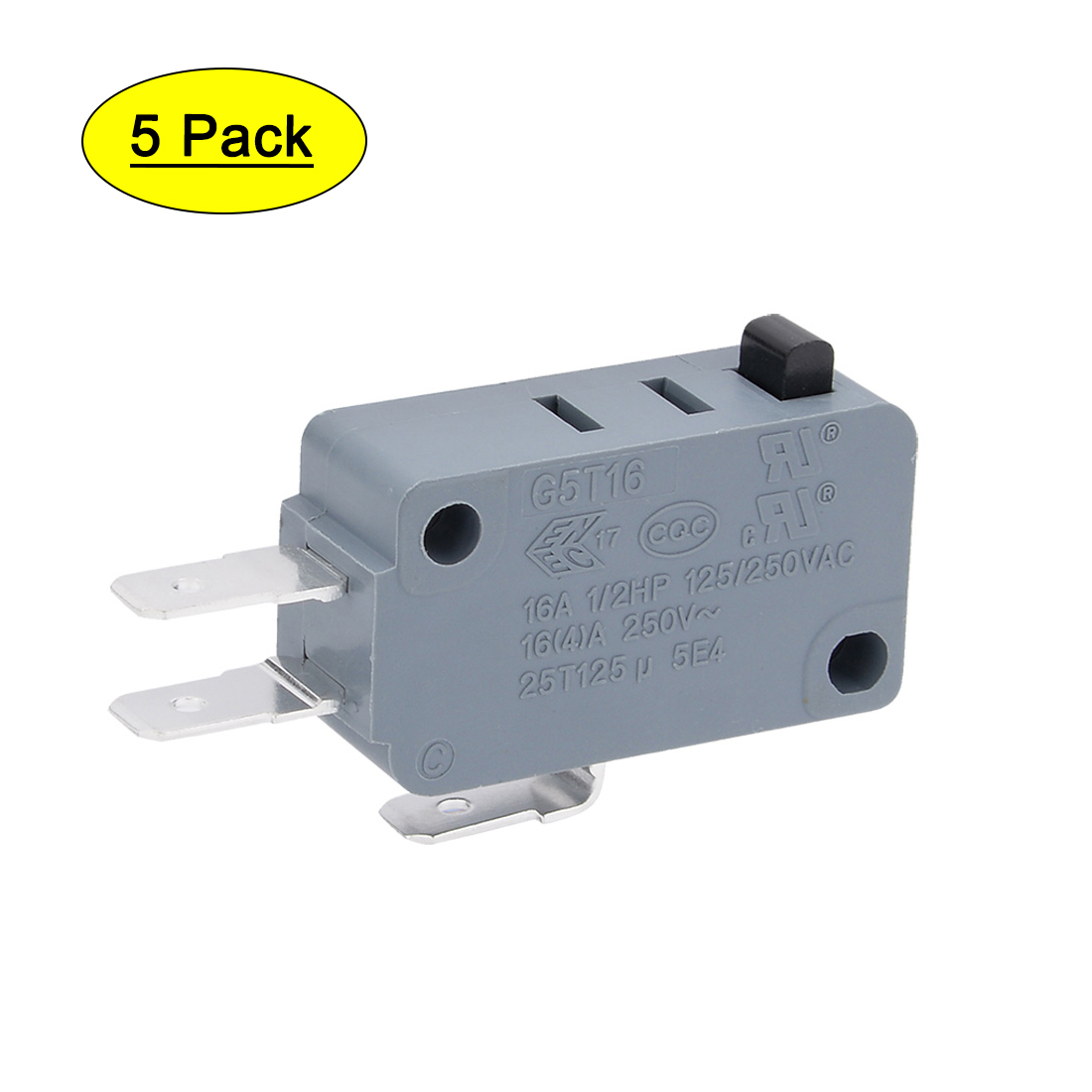 LXW1613 3 Terminals SPDT AC Micro Miniature Switch 5pcs