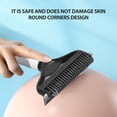 thumbnail image 3 of 2 In 1 Dog Shedding Brush, Removing Detangling Knot Steel Dog Dematting Comb For Puppy Large, 3 of 8