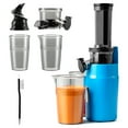 thumbnail image 5 of Ventray Essential Ginnie Juicer Compact Small Cold Press Masticating Slow Juicer Low Speed Easy to Clean Brush Included - Blue, Holiday Gift, 5 of 12