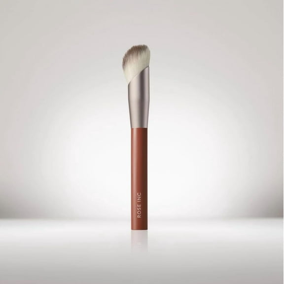 Rose Inc Number 2 Angled Blush Brush - Vegan & Sustainable Makeup Brush for Precise Application