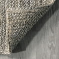 thumbnail image 4 of nuLOOM Rigo Hand Woven Farmhouse Jute Area Rug, 7' 6" x 9' 6", Grey, 4 of 15