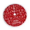 thumbnail image 1 of Falda de de Navidad, adornos navideños, falda redonda de de Navidad, delantal de decoración de de Navidad para granja, familia, 1 of 5