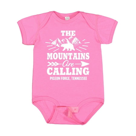 

Inktastic Pigeon Forge Tennessee the Mountains Are Calling Gift Baby Boy or Baby Girl Bodysuit
