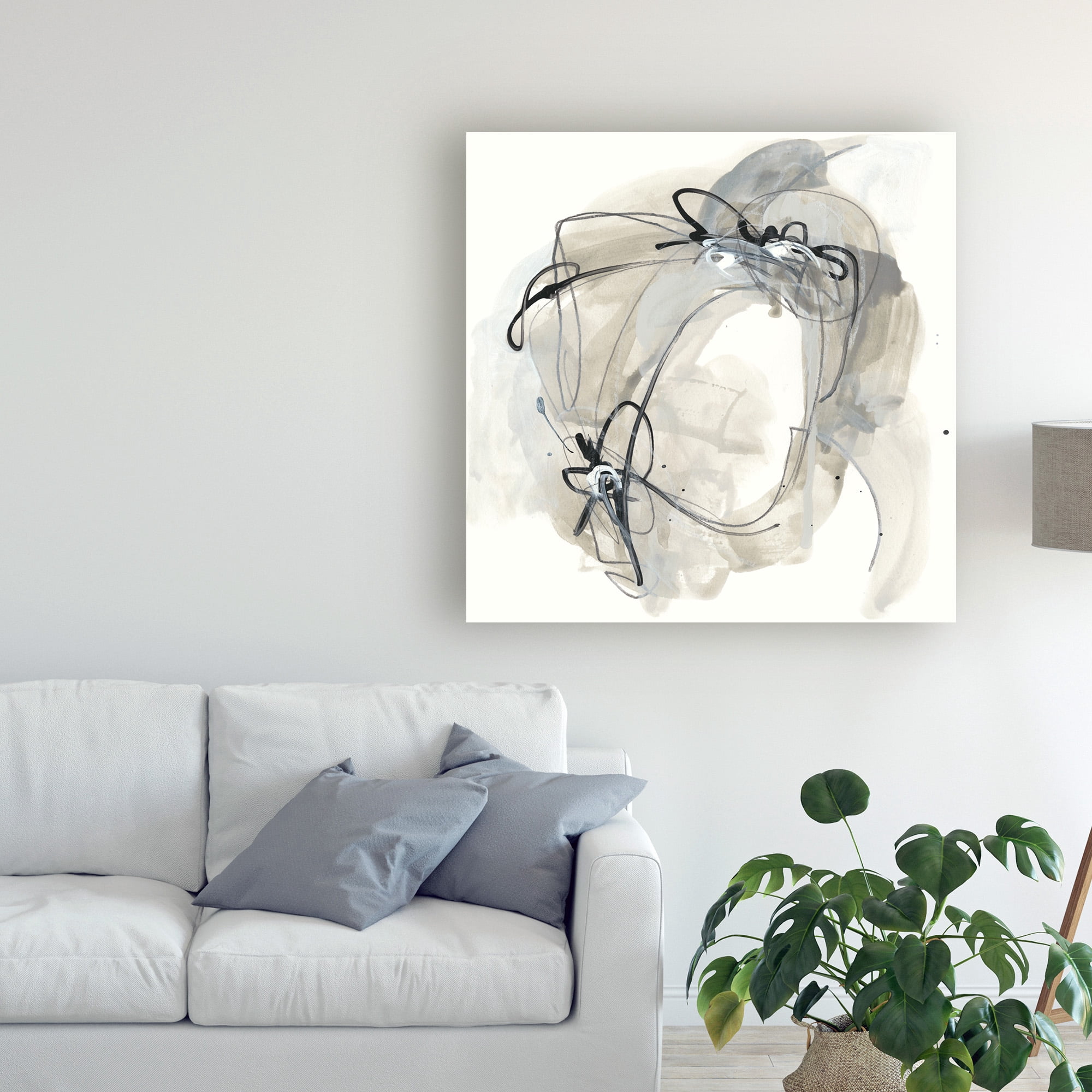 Trademark Fine Art 'Monochrome Diaspora III' Canvas Art by June Erica Vess