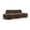 Brown, variant on Bowery Hill Contemporary 101" Brown Durable Velvet Upholstered Sofa