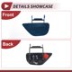 thumbnail image 5 of Tapa de boquilla del lavaparabrisas del faro del lado derecho delantero para BMW 535i GT 2010-2017, tapa de moldura del parachoques número 51117248064, plástico azul, 5 of 7