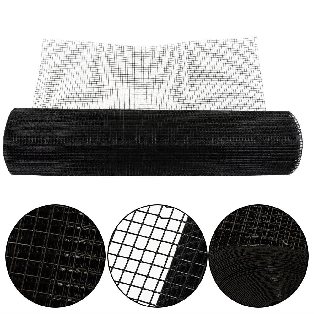 HOSTIC 1/2in Hardware Square Metal Wire Roll Galvanized Welded Chicken Wire Mesh Fence