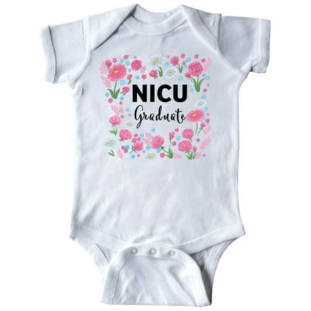 

Inktastic NICU Graduate-Flowers Gift Baby Boy or Baby Girl Bodysuit