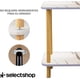 thumbnail image 5 of Mesa Centro Lateral Minimalista Madera Doble Repisa 60cm Color Blanco Marmoliado, 5 of 7