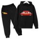 thumbnail image 3 of Sudadera de coches para niño, sudadera con capucha para niña, pantalones, 2 piezas, chándales para niños, ropa para niños de 4 a 14 años, 3 of 5
