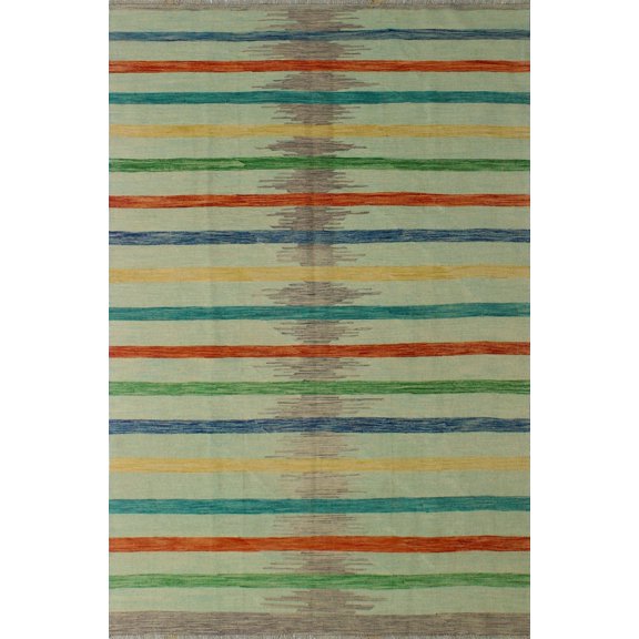 Winchester Sabiya Lt. Blue/Grey Rug, 6'6" x 9'7"