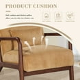 thumbnail image 5 of Villeston Mid Century Modern Accent Chair, Yellow, 5 of 8