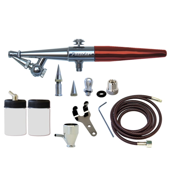 Set de aerógrafo Paasche H-3MH con cabezales de 4,5, 6,5 y 1,05 mm
