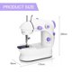 thumbnail image 5 of Mini Portable Handheld Sewing Machines Household Multifunctional Clothes Fabrics Electric Sewing Machine, 5 of 5