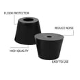 thumbnail image 6 of 10pcs Rubber Feet Bumper Protector for Printer w Metal Washer, D17x13xH13mm, 6 of 7