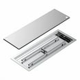 thumbnail image 2 of Skyflame Rectangular Stainless Steel Drop-in Fire Pit Pan and Burner with Burner Cover, 30 by 10 Inch Burning Area, 2 of 4