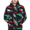 thumbnail image 2 of Bingfone Fishing Lure Men's Drawstring Hoodie Long Sleeve Pocket Sweatshirts-3X-Large, 2 of 6