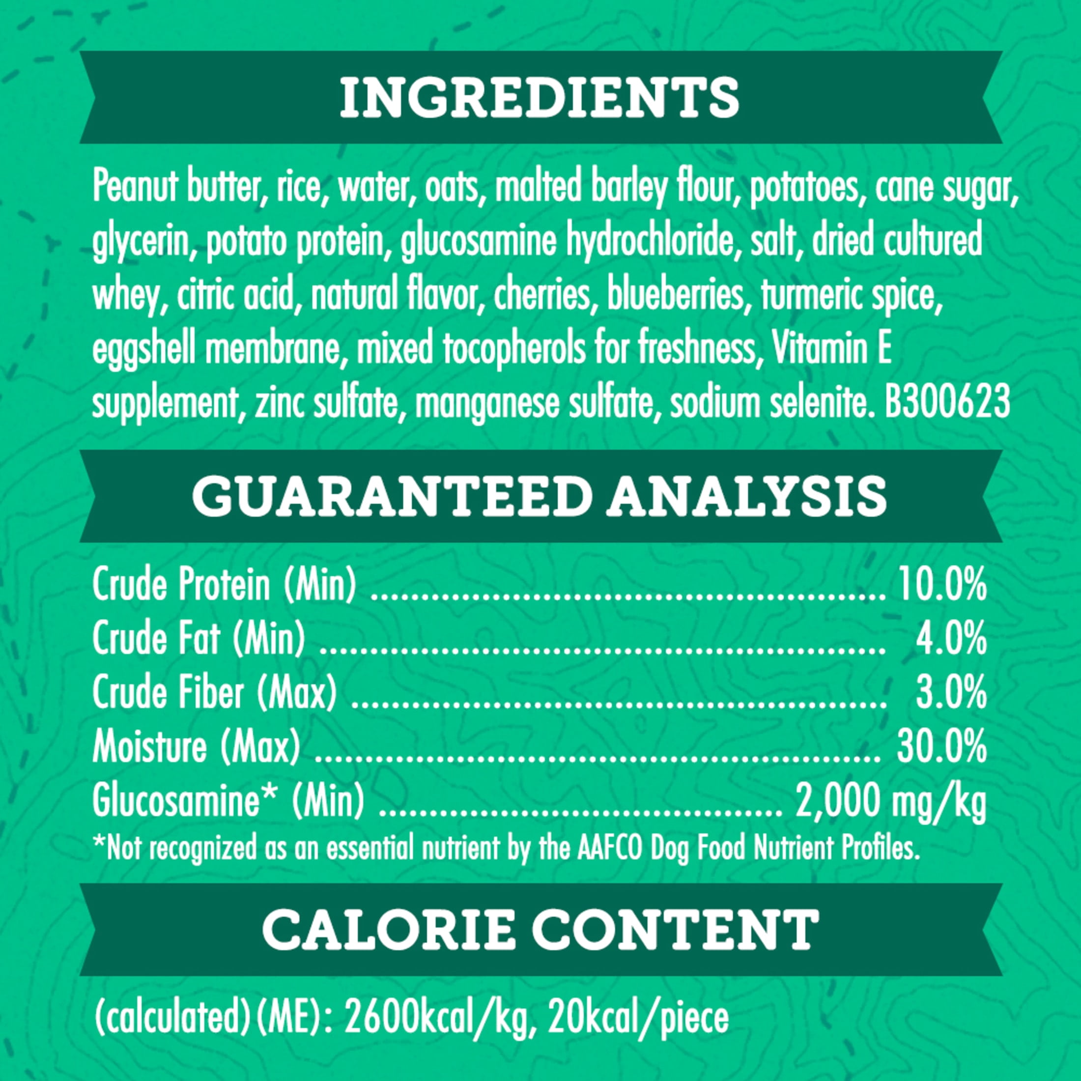 (8 pack) Zuke's Hip & Joint Soft Dog Treats, Natural Peanut Butter & Oats Recipe Tender Chews, 6 oz Pouch