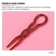 thumbnail image 2 of 24pcs U Shaped Hairpins Hair Forks Women Buns Sticks Girls Hairpins Hair Accessories, 2 of 4