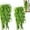 2PCS, variant on Artificial Boston Ferns, 2025 Fake Fern Artificial Hanging Ferns Outdoor Faux Hanging Greenery Plant Indoor UV Resistant Plastic Plants for Wall, Wedding Party, Holiday Decor,