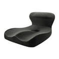 thumbnail image 1 of Cojín de asiento de apoyo para la cintura, transpirable, premium, multiusos, para el coxis. Gris oscuro, 1 of 9