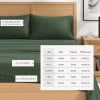 thumbnail image 5 of Great Bay Home Solid Flannel Sheet Set - 100% Turkish Cotton - Double Brushed - Twin, Spruce Green, 5 of 6