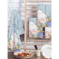 thumbnail image 2 of Spring Easter Kitchen Dish Towels for Drying Dishes Set of 4, Rabbit Ears Foot Colorful Eggs Wooden Plank Waffle Weave Microfiber Hand Tea Bathroom Towels Quick Dry & Absorbent Towel 15.7x23.6, 2 of 7