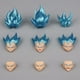 thumbnail image 4 of Figura de Anime de Dragon Ball Demoniacal Fit Suit, Goku Vegeta, Super Race Head Carving, amarillo, accesorios para el cabello, paquete, conjunto de escultura de cabeza, 4 of 4
