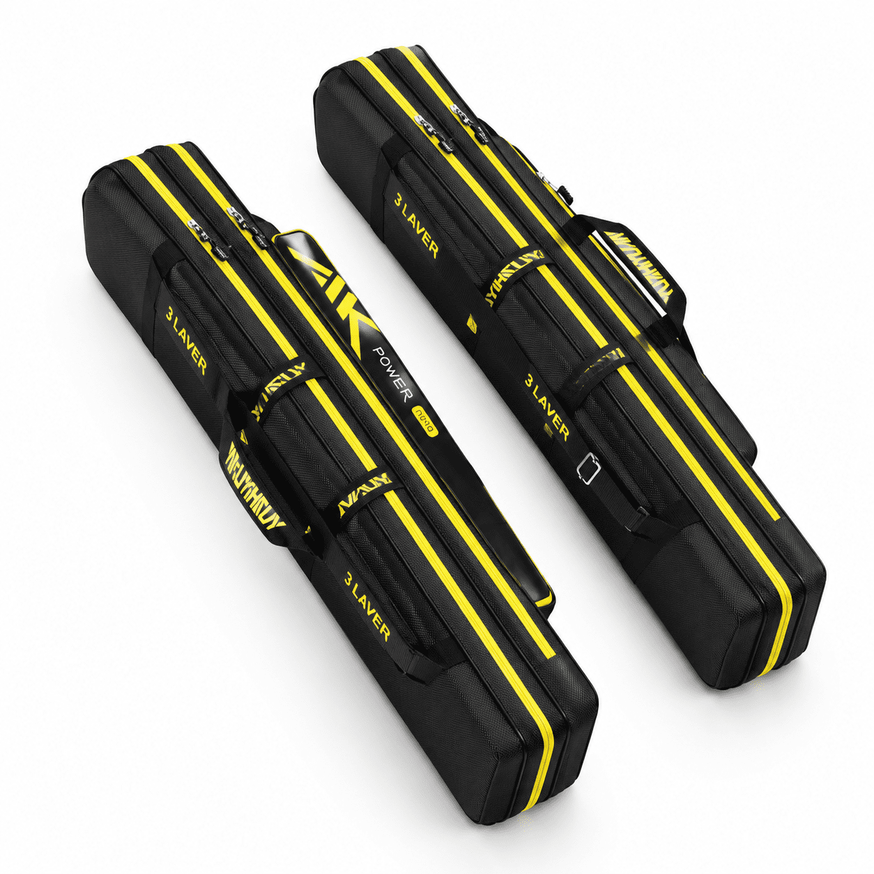 Fishing Rod Case Double Layer-Straight Wire Bag 31 in / 80cm Durable Tackle Organizer