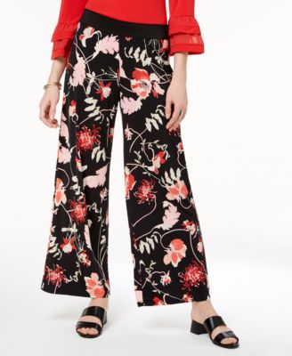 petite striped palazzo pants