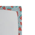 thumbnail image 3 of Ambesonne Fruit Fitted Sheet 2 Pcs Set, Watermelon Slices, Queen, Coral Pale Blue, 3 of 3