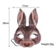 thumbnail image 4 of Máscara de conejo de mascarada para fiesta de carnaval, Pascua, Halloween, máscara de animal, máscara de dibujos animados, 4 of 5