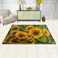 thumbnail image 2 of GZHJMY Sunflower Non Slip Area Rug for Living Dinning Room Bedroom Kitchen, 1.7 ' x 2.6'(20 x 31 Inches / 50 x 80 cm), Sunflower Nursery Rug Floor Carpet Yoga Mat, 2 of 6