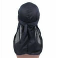 thumbnail image 6 of Men Women Bandana Doo Durag Rag Headwear Unisex Silk Pirate Cap Headwrap Ha Y6O4, 6 of 8