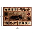 thumbnail image 5 of Flash Furniture Vassa Rectangular Rustic Brown Area Rug, 6' x 9', 5 of 7