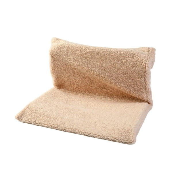 C Hanging Cat Bed Window Mount Pet Hammock For Cats Kittens Soft Fleece Canvas Support Up To 15 Kg Detachable Machine Washable All Season Use Weight 1.44 Lbs