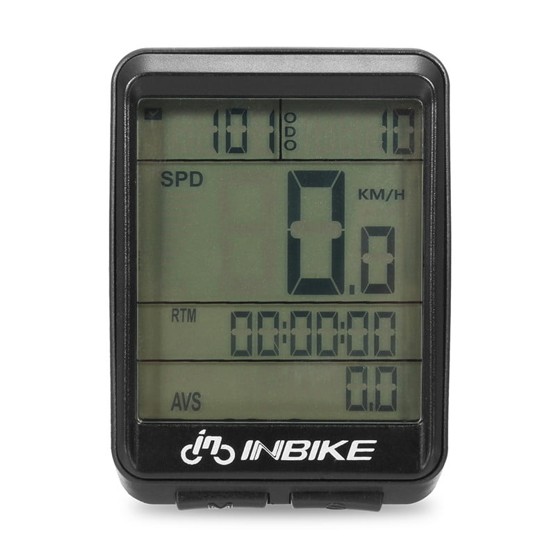LCD Digital Bike Waterproof Odometer Speedometer Stopwatch Outdoor Cycling N8I8 