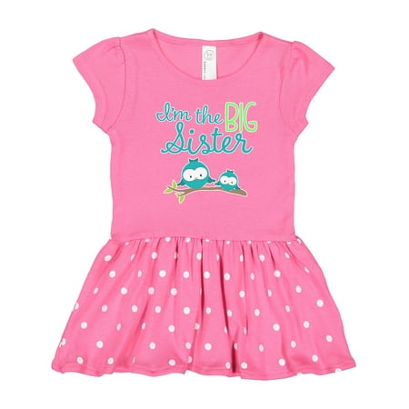 

Inktastic I m the Big Sister Gift Toddler Girl Dress