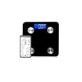 thumbnail image 1 of Báscula de baño digital, inteligente, Bluetooth, negra, 1 of 4