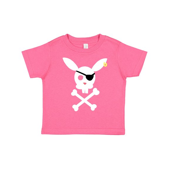 Inktastic Cute Easter Pirate Bunny with Eyepatch and Earring Boys or Girls Toddler T-Shirt