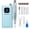 Ocean Blue, variant on MelodySusie SC300E Clip-On Rechargeable Nail Drill, 30000RPM Cordless E-File with LED Display & Accessories for Nail Care, Creamy Yellow
